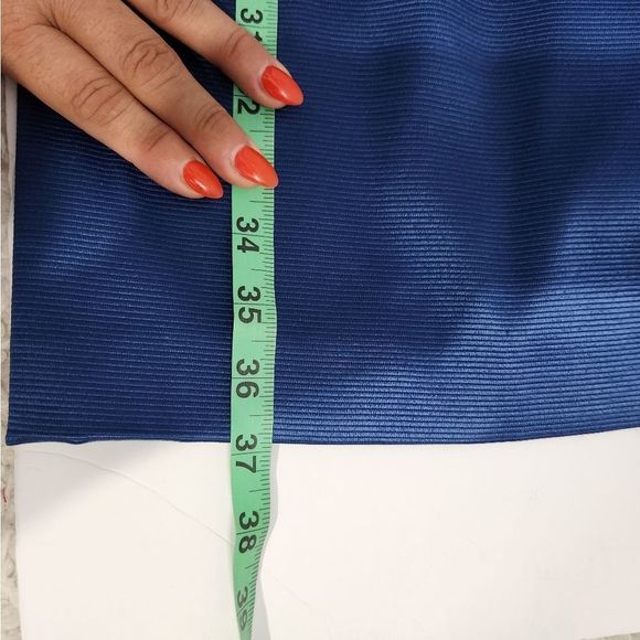 REISS sleeveless front ruffle detail midi cocktail dress size 2 - Picture 15 of 16